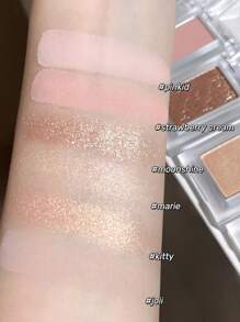 HOLIKA HOLIKA 我的最爱：23色猫眼眼影盘，闪亮自然眼影粉，显色度高，易于晕染，持久不脱妆，24小时持妆，韩式彩妆，Eyeglitz，K-Beauty，0.06盎司（1.7克），礼盒装 - 23 Kitty - 查看 5