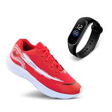 Men Sneakers - 紅色 - 查看 1