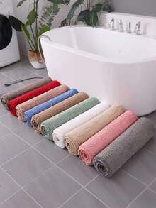 50*80cm家用門墊地毯，浴室防滑墊，吸水腳墊適用於廁所門口、臥室和室內使用 - 彩色 - 查看 4