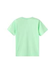 Annil 青少年/男童夏季休闲圆领短袖T恤 - 綠色 - 查看 2