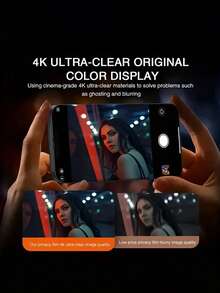 4入組lphone 14 11 12 13 15 Pro Maxmini防窺螢幕保護貼,lphone 15 鋼化玻璃保護貼 - 黑色 - 查看 2