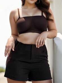 Women Shorts - 黑色 - 查看 9