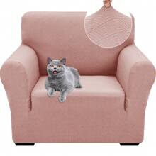 YSTYLE Stretch Sofa Cover 1/2/3/4 Seater, Sofa Cover Non-Slip With Armrest, Elastic Couch Cover Jacquard, Universal Sofa Cover Modern, Sofa Cover Dog Cat For Living Room - Pink - View 8
