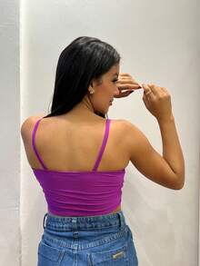 Women Tops - Rose Red - View 2