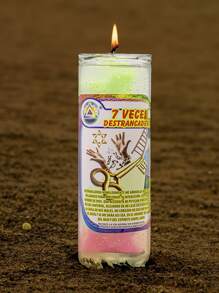 Veladora Gel 7 Veces Destrancadera - Protección y Abre Caminos - Multicolor - Ver 4
