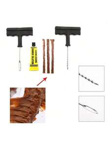 Reparos Para Pneus Motos Carros Com 6 Peças - Damasco - Visão 2