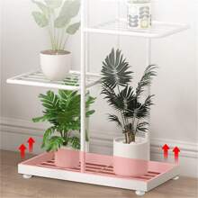 1 件 6 層 7 盆鐵藝植物架室內/室外空間優化專家（不包括植物和花盆等配件） - 白色 - 查看 7