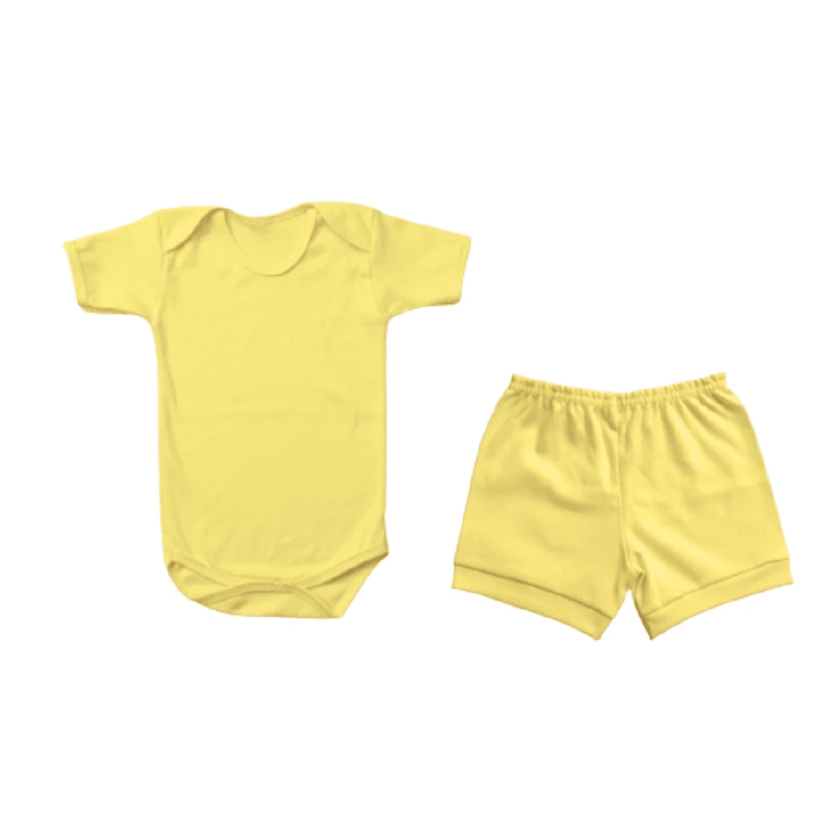 Baby Girls Bodysuits - 黃色 - 查看 1