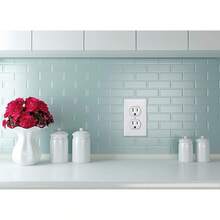 5pcs Fake Socket Sticker Prank - Airport Wall Socket - 1 Pack - Funny Power Plug Plate Cover Decal - White - View 6