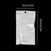 60Pcs Extension False Nail Tips Acrylic Fake Finger UV Gel Polish Quick Building Mold Sculpted Full Cover Nail Tips Manicures Tool Set - Clear - View 10