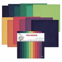 Papel para Scrapbooking de 6 pulgadas Papel para manualidades del papel Papel de fondo del álbum DIY de una cara - Conjunto de 12 tarjetas - Gris Claro - Ver 10