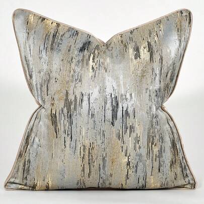 Funda de almohada única de tela Jacquard, con una artesanía innovadora que presenta una belleza sutilmente artística de espacio claro y confortable para resaltar la textura de la tela. La funda de cojín es adecuada para sofás, camas, autos, asientos, asientos de ventana, sofás dobles, salas de estar, dormitorios, pisos, bancos, oficinas, cafeterías y otras fundas de cojines sin rellenar.