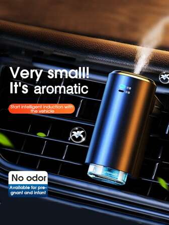 1pc Car Aromatherapy Diffuser, Intelligent Air Outlet Spray Fragrance Machine, Ultrasonic Aromatherapy, Perfume Air Freshener