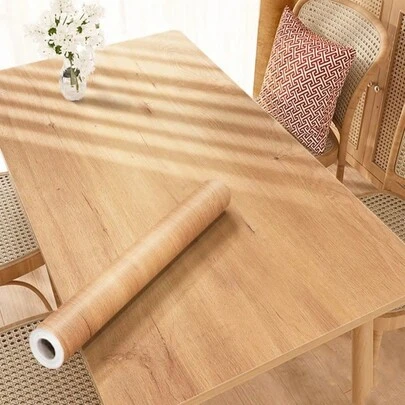 1 卷木纹撕开即贴壁纸自粘乡村风格可移除接触纸板用于台面橱柜乙烯基薄膜，翻新贴纸撕开墙板，墙纸，壁纸，春季装饰物品刷新您的家，节日装饰贴纸礼物生日毕业房间装饰家居装饰墙壁装饰浴室装饰卧室装饰房间装饰物品客厅装饰房屋装饰家居装饰客厅