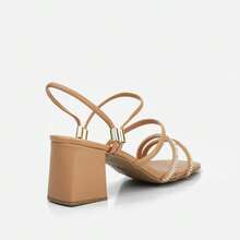 Women Heeled Sandals - Lạc đà - Xem 3