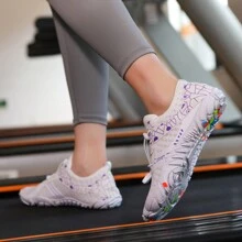 1 đôi giày thể thao dưới nước nhanh khô dành cho nữ, thích hợp cho các hoạt động ngoài trời và tập thể dục. - trắng - Xem 7