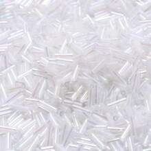 300 颗 2x6 毫米多色混合长管种子珠闪亮玻璃珠适用于制作手链首饰 DIY 针线活手工配件 - 彩色 - 查看 26