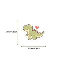 100 Piezas Lindos Adhesivos De Dinosaurios De Animales En Vinilo A Prueba De Agua, Para Álbumes De Recortes, Diarios, Computadoras Portátiles, Parachoques, Patinetas, Botellas De Agua, Computadoras, Teléfonos, Dibujos Animados, Cascos Duros, Adhesivos Y Calcomanías Para Autos