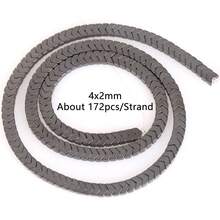 1條天然赤鐵礦石黑色啞面幾何圖案愛心立方圓珠珠寶製作配件耳環項鍊diy配件 15" - 彩色 - 查看 45