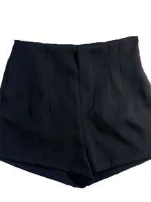 Women Shorts - 黑色 - 查看 2