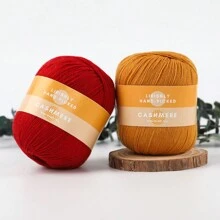 6入組羊絨感線(60%羊絨,20%丙烯酸纖維,20%粘膠纖維),適用於diy編織羊絨毛衣、長褲、手套、帽子和手工藝品 - 多色 - 查看 10