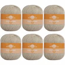 6入組羊絨感線(60%羊絨,20%丙烯酸纖維,20%粘膠纖維),適用於diy編織羊絨毛衣、長褲、手套、帽子和手工藝品 - 多色 - 查看 12