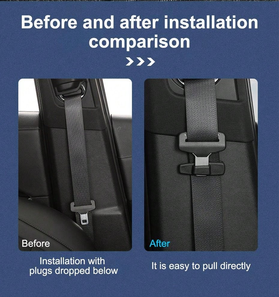 Car Seat Belt Clip ABS Safety Adjuster Seat Buckle Covers Auto Seat