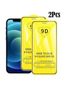 2 MICAS DE CRISTAL VIDRIO TEMPLADO COMPLETA 9D PARA SAMSUNG - transparente - Ver 3