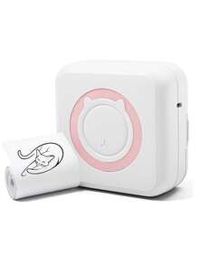 MINI IMPRESORA PORTATIL PARA CELULAR O TABLET, COLOR AL AZAR - Multicolor - Ver 2