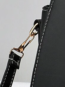 PLANEE Women's Cat Decor Top Handle Bag, Faux Leather Shoulder Bag, Top Handle Wallet, Square Shape Metallic Decor Tote Bag, Cute And Elegant Ladies' Crossbody Bag, Shoulder Bag For Office And Work, Mother Day Gifts, Mom Gifts, Mommy's EssentialsMommy Bag For Going Out, Best Mother's Day Gift Ideas