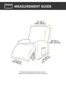 4pcs/Set Recliner Cover Stretch Sofa Slipcover, Sofa Couch Cover For Reclining Couch 1 Seat, Washable Furniture Protector With Elastic Bottom - Dark Grey - View 2