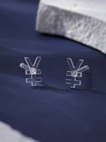 1 đôi Nhựa Và PC Chất liệu Trong suốt Tai Trụ Với Huy hiệu tiền xu) Biểu tượng Thiết kế In Trắng Hộp Có nút tai Cho giấc ngủ , Không-dị ứng Tai Gậy , Kim tiêm , Và Dán , Vô hình Và Nhẹ , Đúng mốt Hàn Quốc Và Phong cách Nhật  Tai Phụ kiện Dành cho Cô gái Và Sinh viên - nhân dân tệ - Xem 1