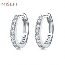 MISEFF Mới 1 Bông Tai Nữ Bạc 925 Tinh Tế Cổ Điển Đơn Giản Thanh Lịch Mỹ Trang Sức Nữ Tặng Quà Tặng Sinh Nhật Quà Tặng Ngày Của Mẹ - Bạc - Xem 14