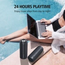 Zealot S51D Portable Karaoke Wireless Speaker, 3600mAh Battery, Long Battery Life, Compatible With TF Card/USB Drive/AUX Playback, Supports Mobile/Tablet/TV/Computer Connection, Professional Karaoke Speaker, Suitable For Home KTV And Outdoor Parties - Black - View 8