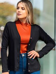 Women Cardigans - màu đen - Xem 1