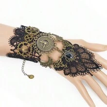 1pc Festival & Music & Dance & Sports Decorative Bracelet, Wristband - Black - View 5