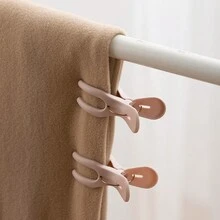 Windproof Quilt Clips For Household Use A Clothes Peg For Drying Sheets   Fixed Air Drying Clip Plastic Clips - Pink - View 7