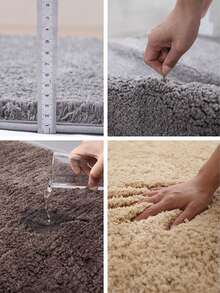 50*80cm家用門墊地毯，浴室防滑墊，吸水腳墊適用於廁所門口、臥室和室內使用 - 彩色 - 查看 5