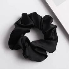 4pcs/Set, Including 2 Hair Bands And 2 Dyed Cloth Pillowcases (Pillow Core Is Not Included) - Black - View 11