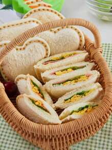 Conjunto de 1/5 cortadores de sándwich de acero inoxidable, sellador de sándwich y desmigajador, cortador de galletas con formas lindas de estrella, dinosaurio, corazón, oso, cuadrado y redondo, herramienta de fabricante de sándwiches de bolsillo, ideal para preparar almuerzos para el regreso a clases