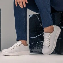 Women Wedge Sneakers - 白色 - 查看 2