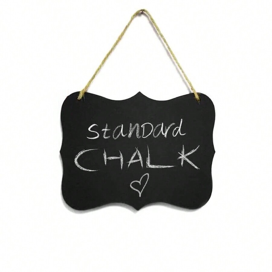 Store Signage Menu Wooden Rope Small Blackboard Double Sided