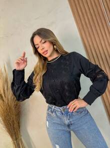 Women Blouses - màu đen - Xem 2