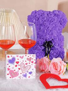 50/100/200/500pcs Mini Foam Rose Heads In Bulk, Artificial Rose Heads For Diy Crafts Wedding Bouquets Centerpiece Decoration Party Supplies, Valentine Day, Gift Gifts Birthday Graduation