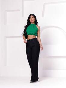 estilo essencial Women Jeans - màu đen - Xem 4