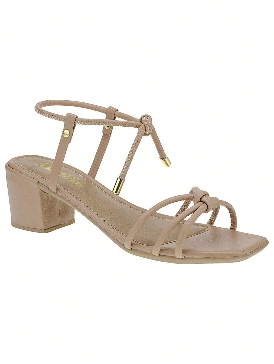 Women Heeled Sandals - 乾枯玫瑰色 - 查看 1