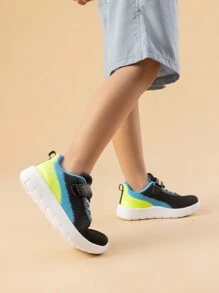 Boys Girls Sneaker Athletic Tennis Running Shoes Comfortable And Breathable Back To School Shoes - màu xanh lá - Xem 2