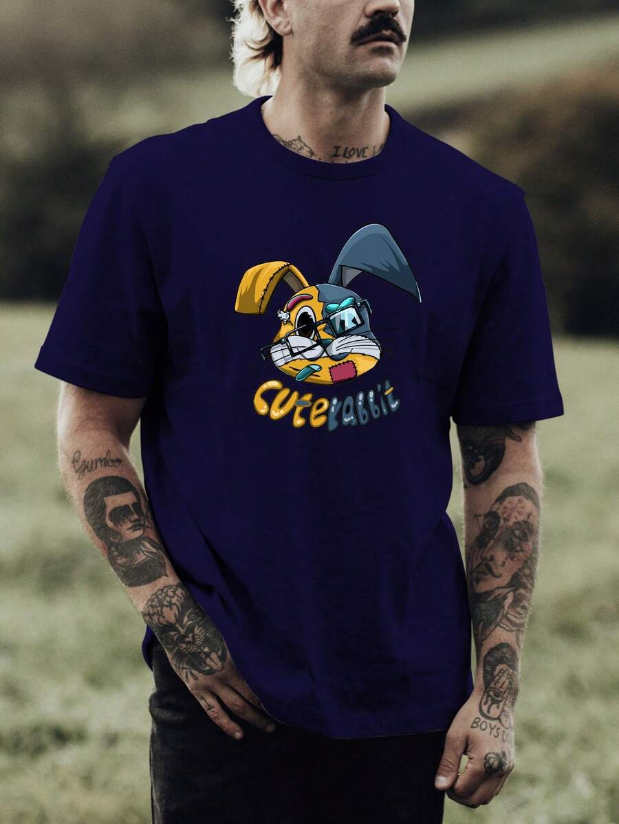 Men T-Shirts - Màu xanh hải quân - Xem 1