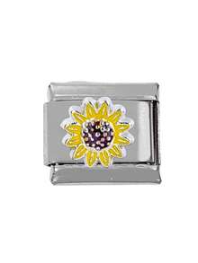 2024 Phong cách mới Áo 9MM Rộng Thép không gỉ Khác nhau Hoa Cây Thực vật Thiết kế DIY Tiếng Ý Làm vòng tay Đồ treo Tiếng Ý Đồ treo Vòng tay - Nhiều màu - Xem 18