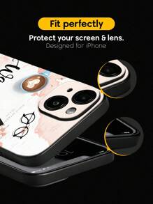 1 pieza Funda de teléfono personalizada con nombre, funda de teléfono de TPU, funda de teléfono personalizada con nombre, funda de teléfono inspirada en el viaje, protección a prueba de golpes para tu teléfono, serie de teléfonos, funda para Phone Pro /Pro Max/X/ XR/XS/ XS Mini/Max, regalo único para ella/él, novio, novia, amante, esposa, esposo, ideal para el Día de San Valentín, el Día de la Madre, cumpleaños, aniversarios, graduación, bodas, Día del Padre